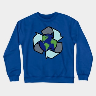 Recylce Earth Crewneck Sweatshirt